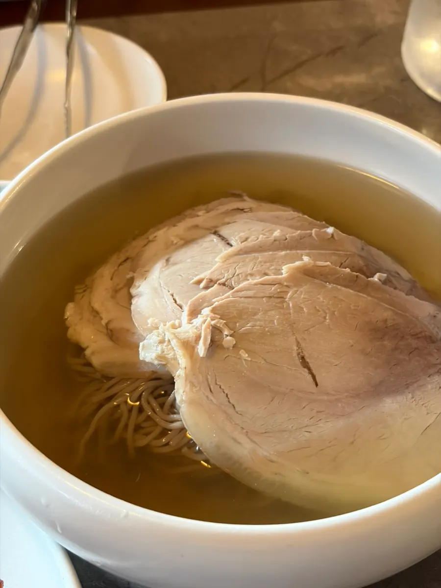 Anok's clear gomtang with a light broth