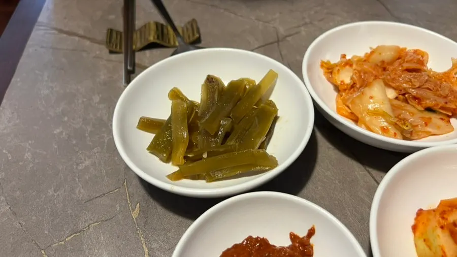 Crunchy gungchae pickle side dish