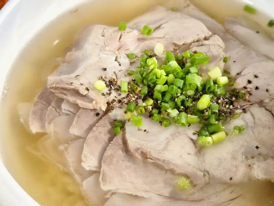 안옥 반찬과 메인 메뉴
