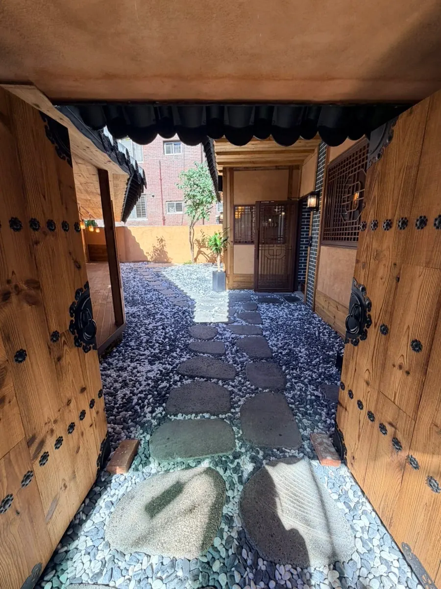 Interior space of the Anok hanok