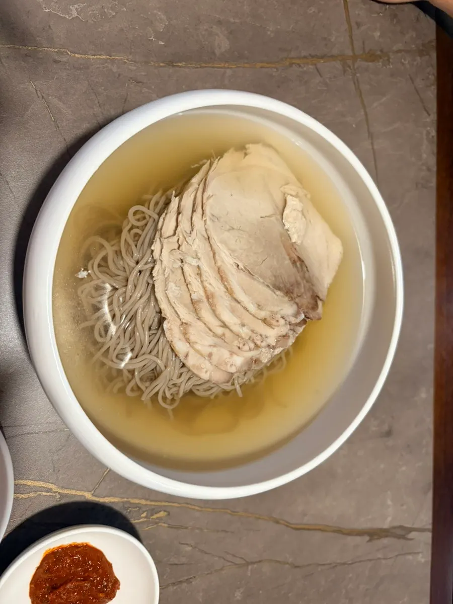 A bowl of Anok's Pyongyang naengmyeon