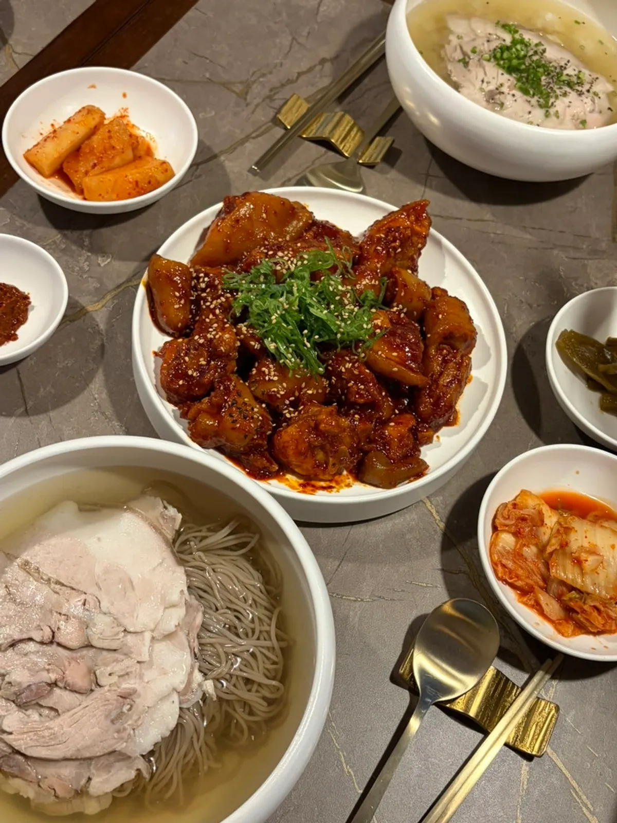 Close-up of well-seasoned pork tail jjim
