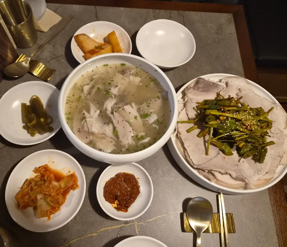 안옥 평양냉면 클로즈업