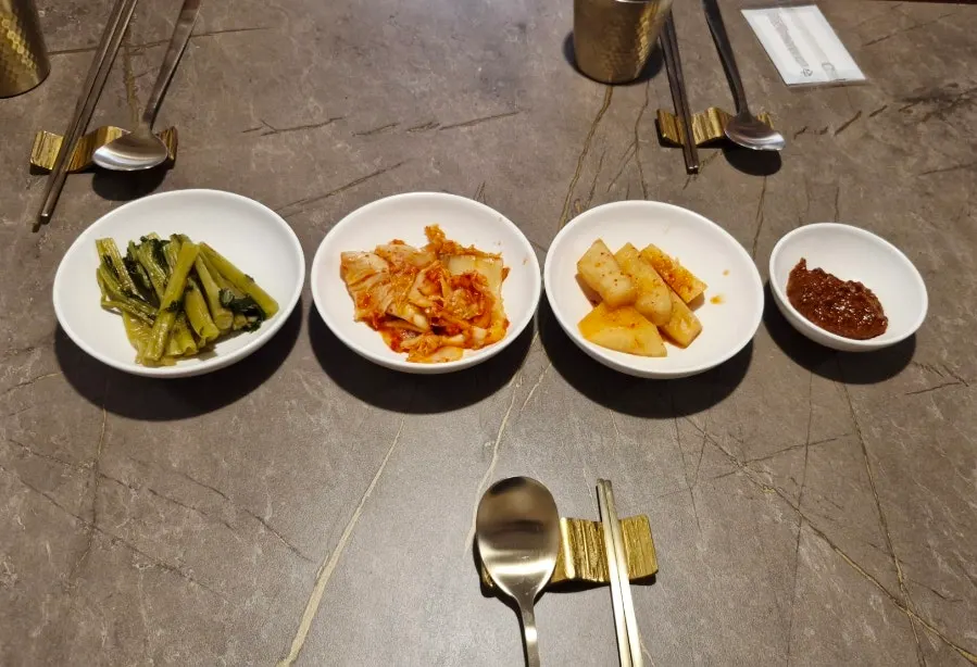Simple basic side dishes at Anok