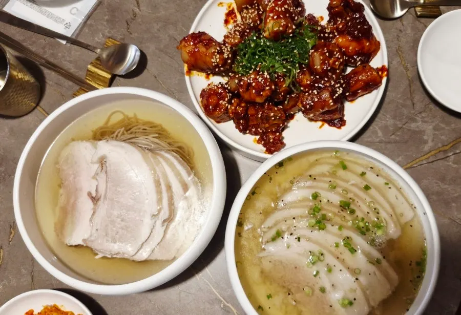 A generous serving of pork tail jjim