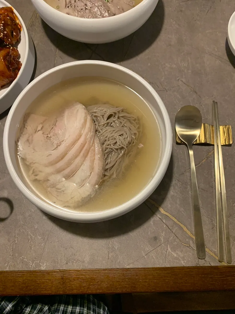 Pyongyang naengmyeon with clear broth