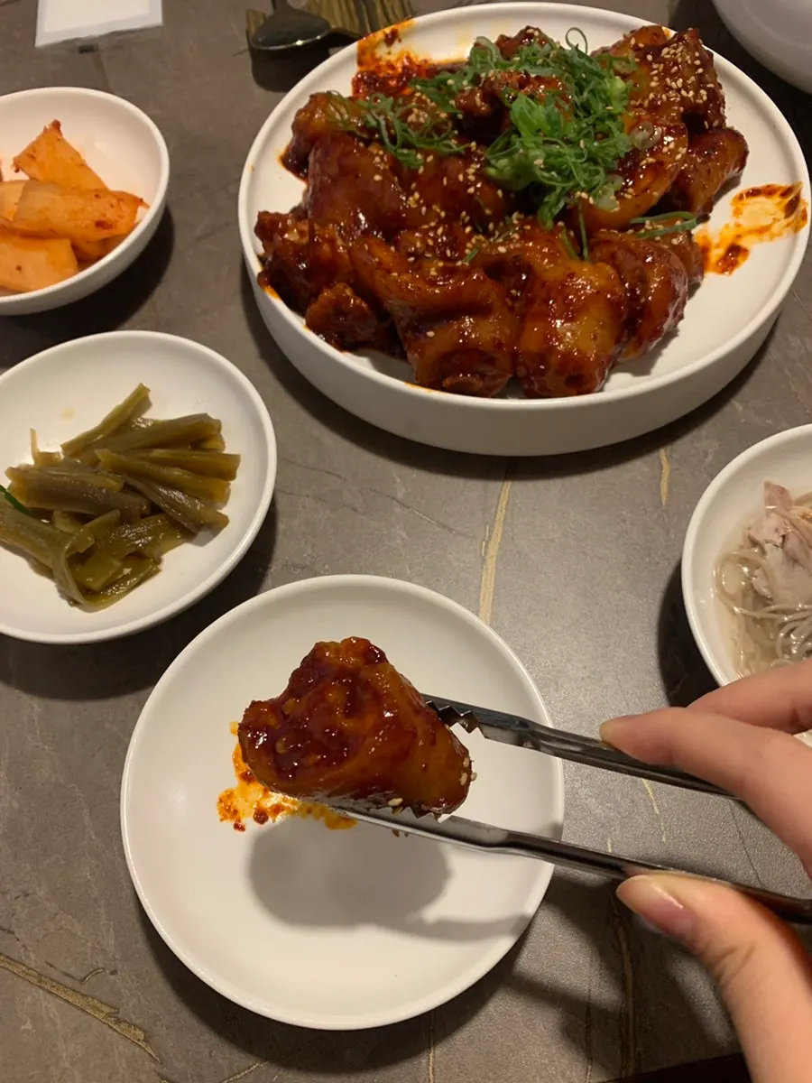 A meaty piece of steamed pork tail