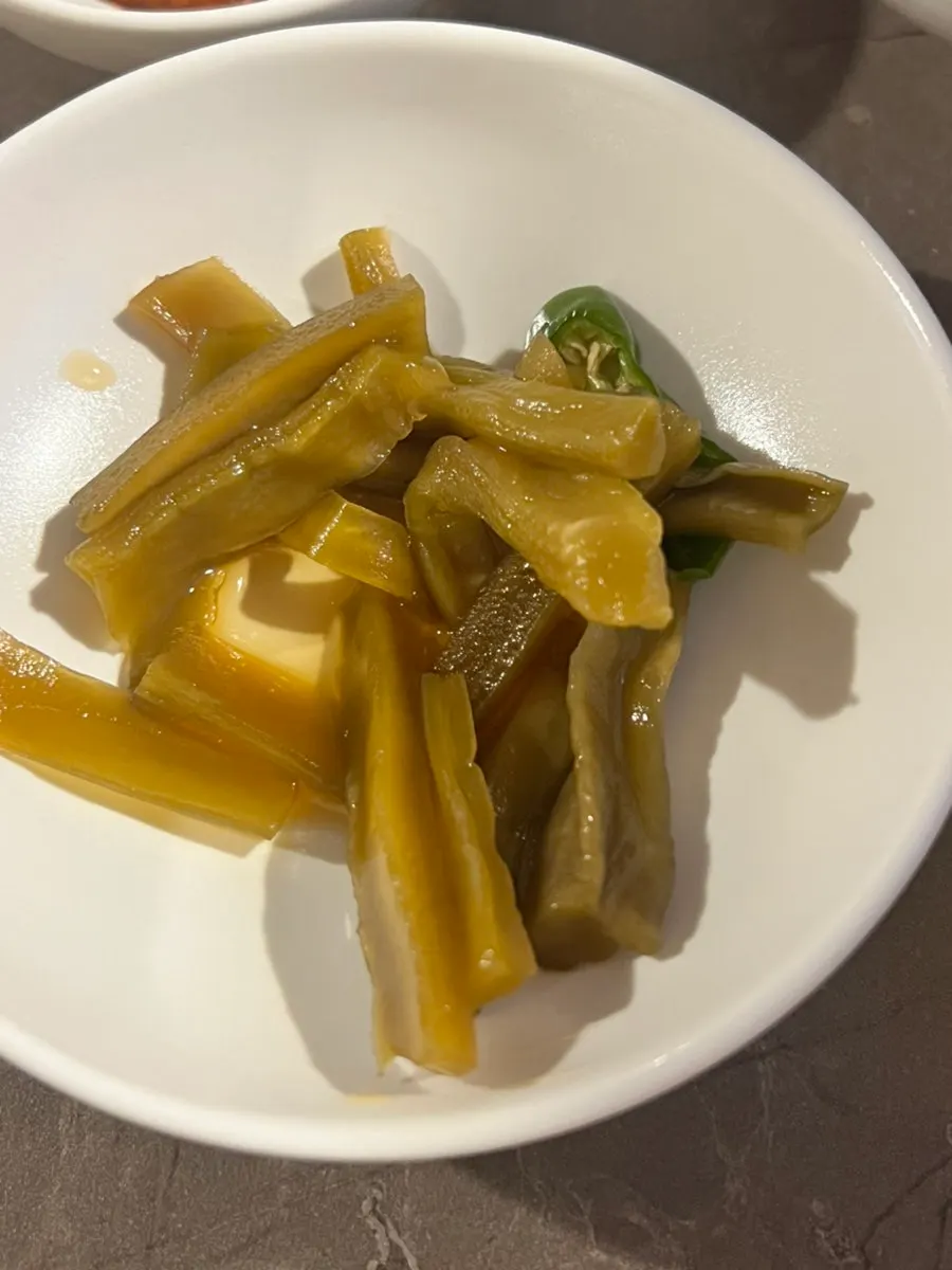 A bowl of pork gomtang at Anok