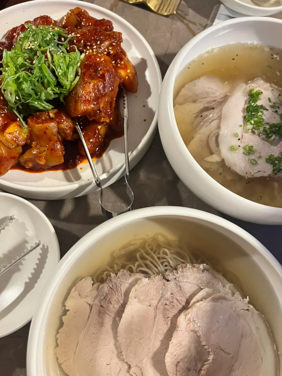 A Korean dish eaten at Anok