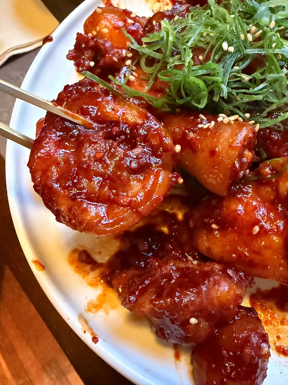 A generous plate of pork tail jjim