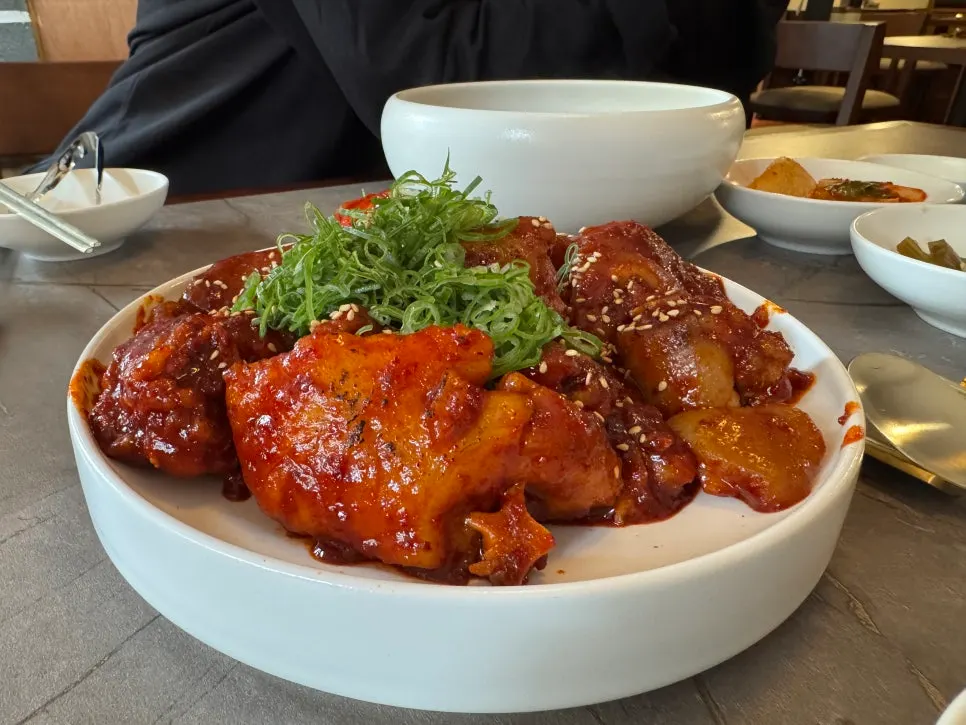 A piece of soft, chewy pork tail jjim