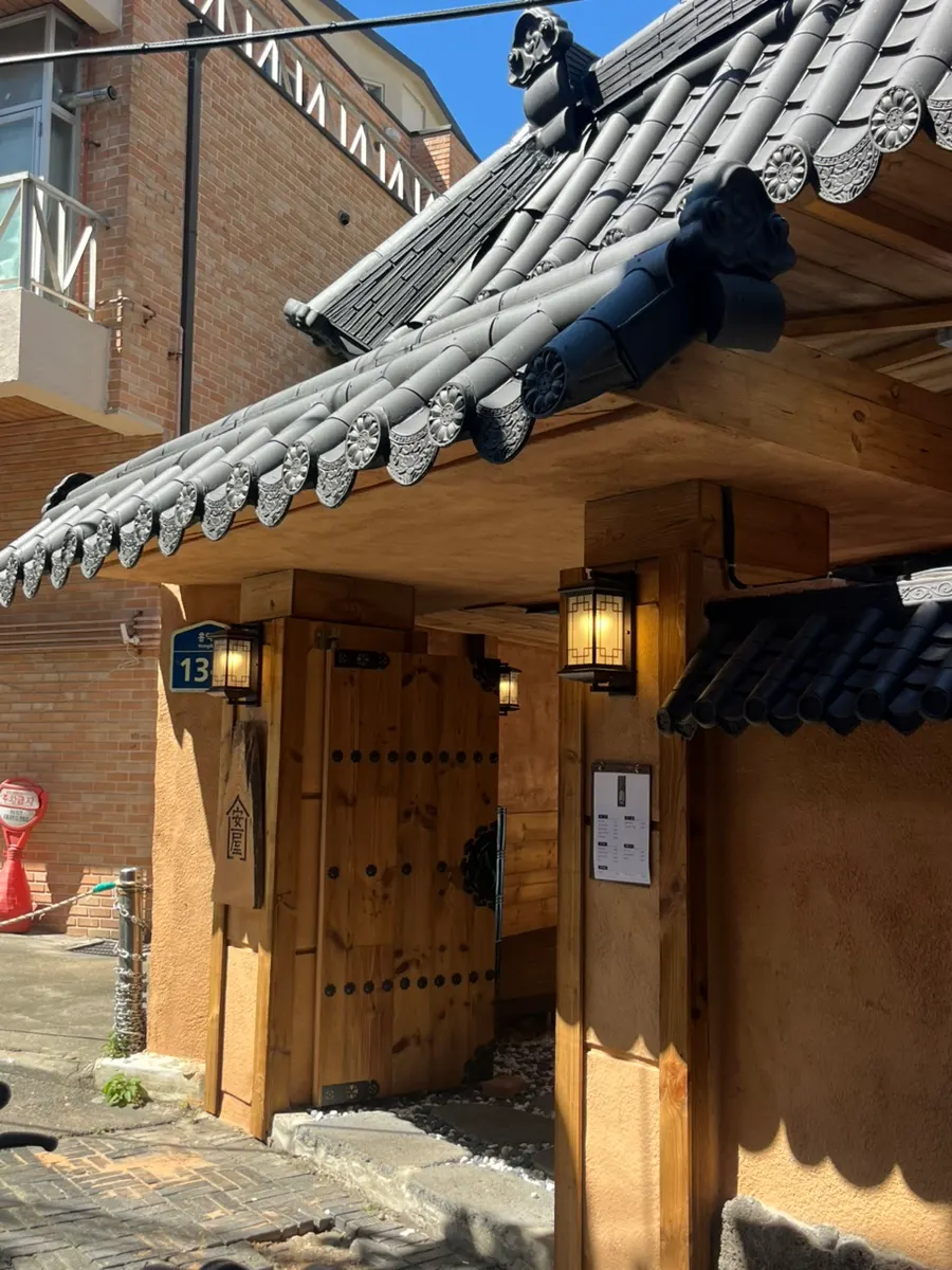Anok's hanok-style exterior