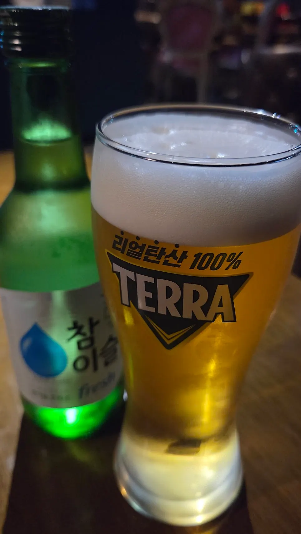 산토리 하이볼 한 잔