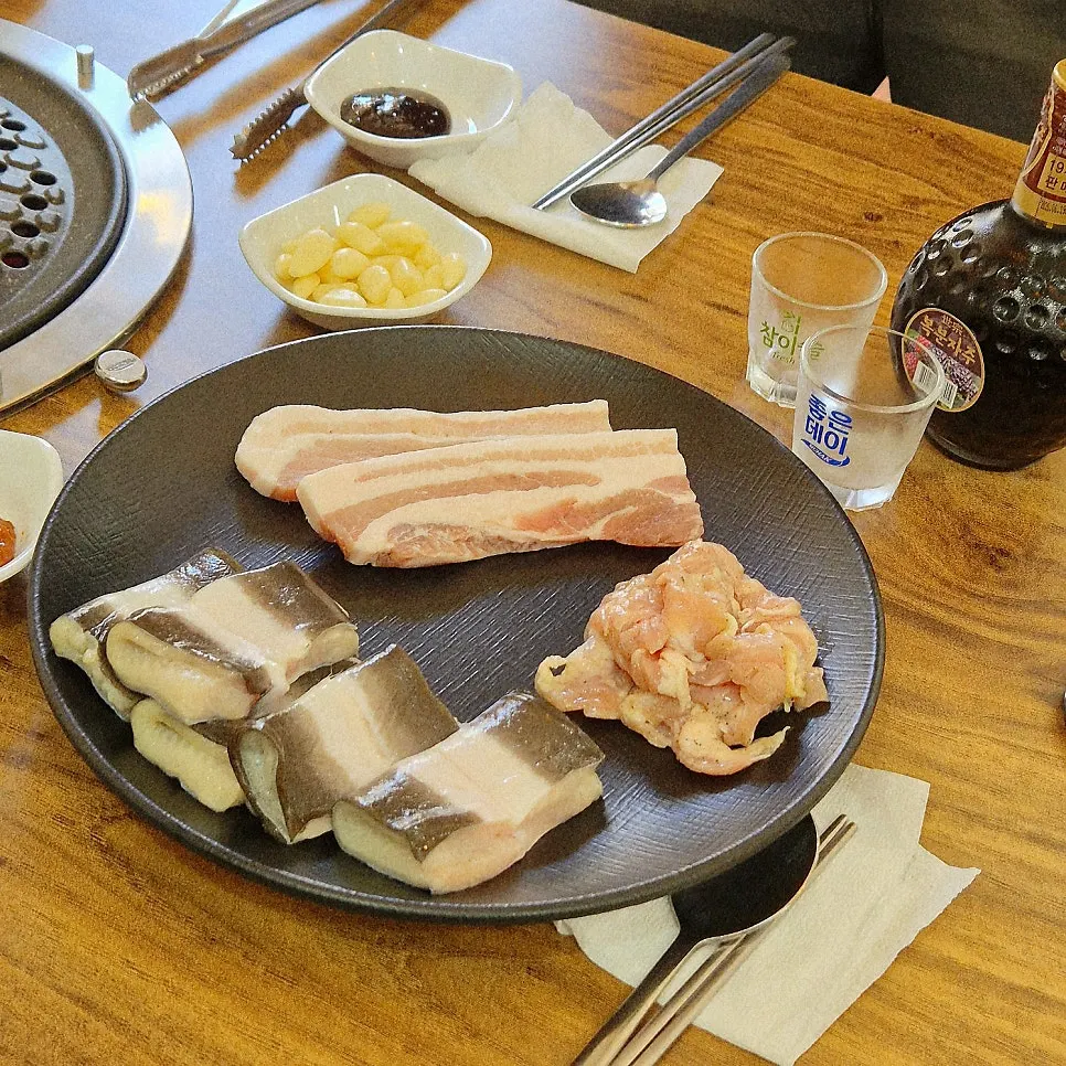 장어 무한리필 한 상 차림