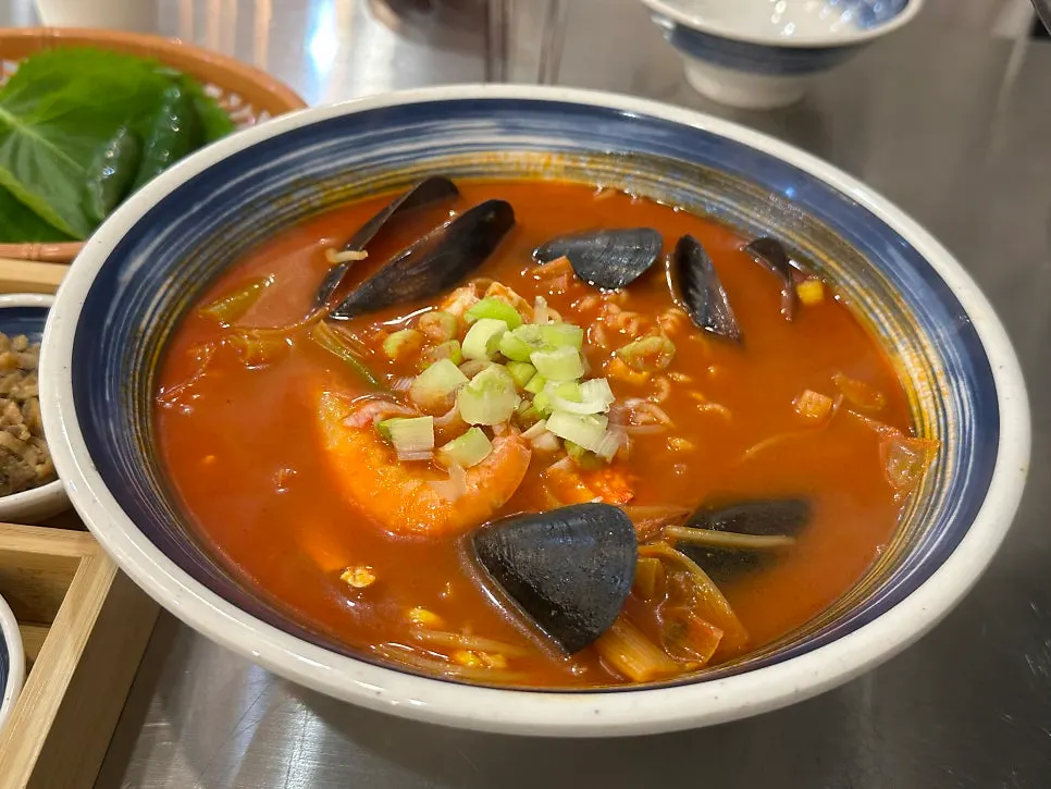 Chojang and soy sauce set out on the table