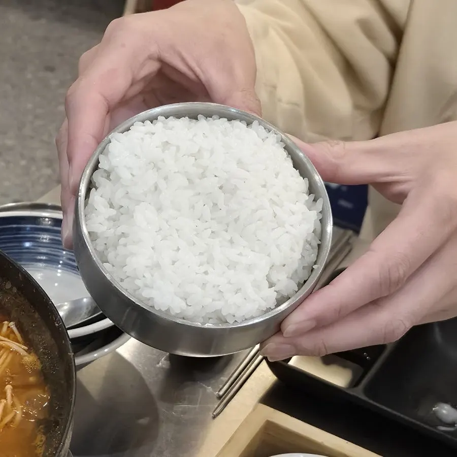 매운탕과 함께 나온 공기밥