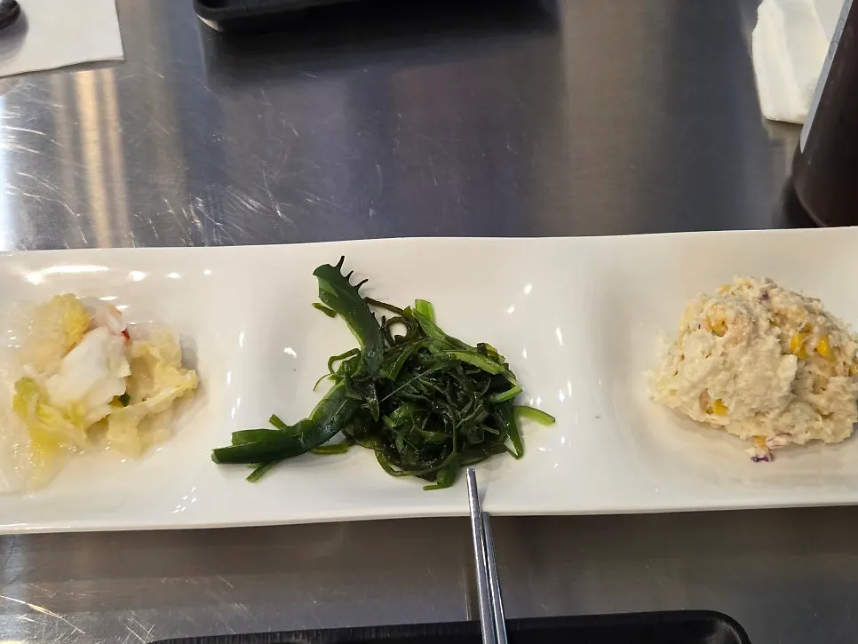 Side dishes served with the main order