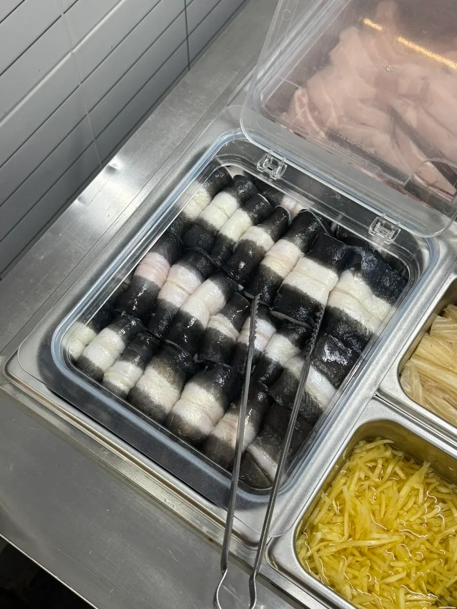 A plate of glossy, fresh freshwater eel