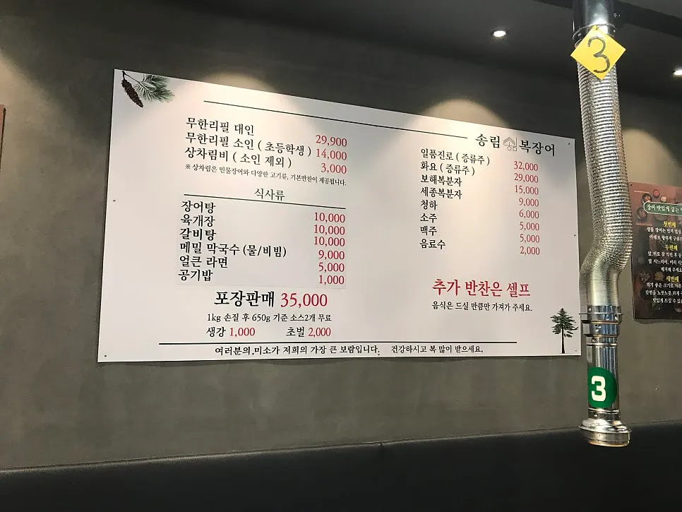 Daftar menu belut sepuasnya