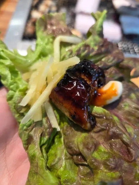 Charcoal-grilled freshwater eel