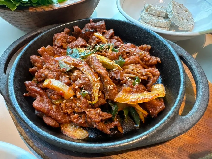 Gondre rice with crab meat