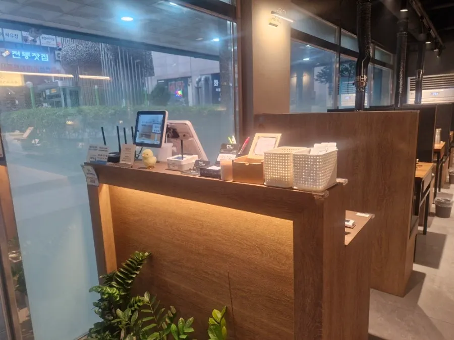 Private room seating at Yangsimso Ansan Gojan Branch