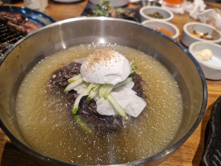 The Yangsimso LA galbi half-and-half plate