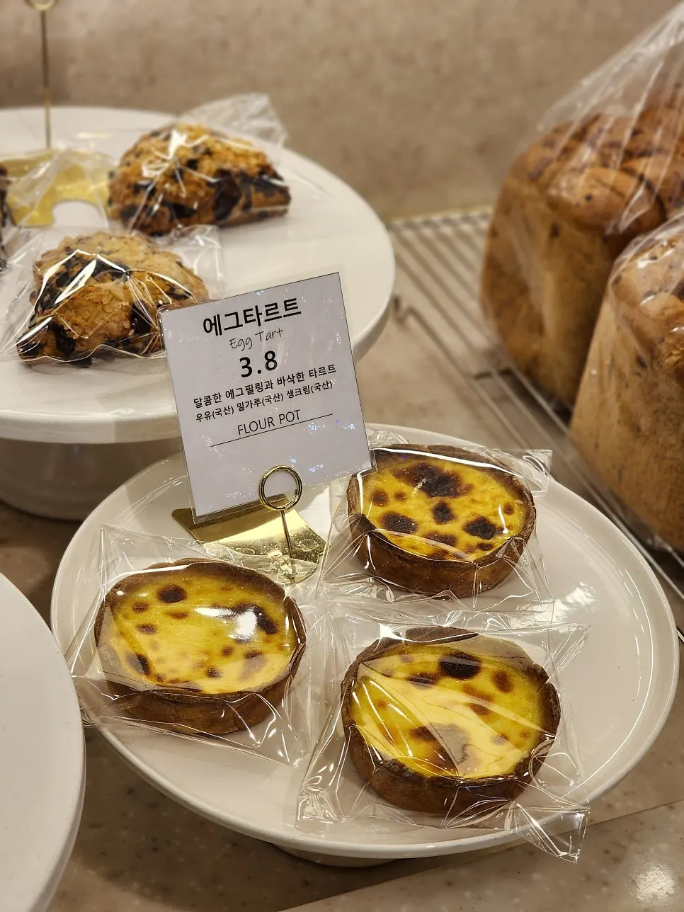 Tray of chosen breads