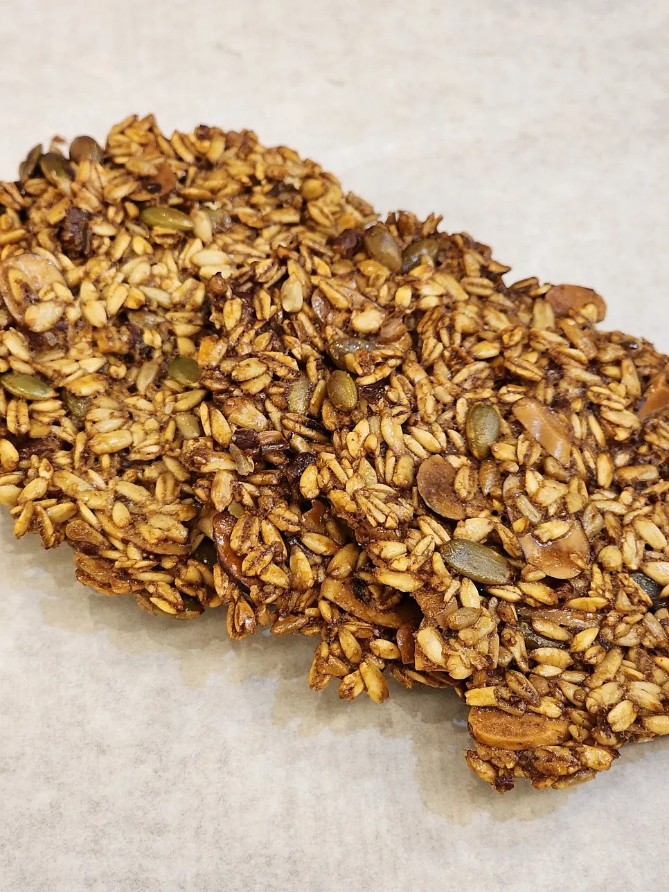 Oatmeal cookies and bread spread