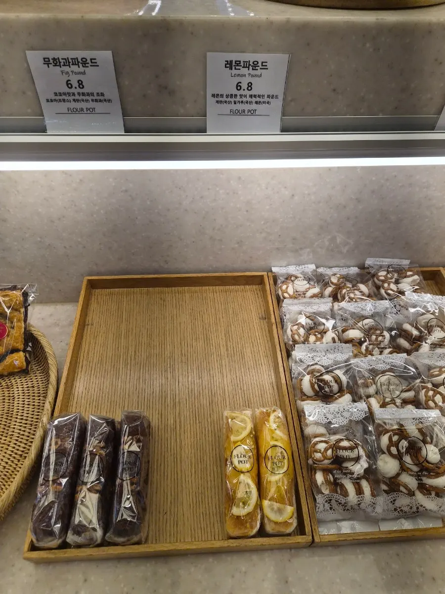 Shelf with various types of bread