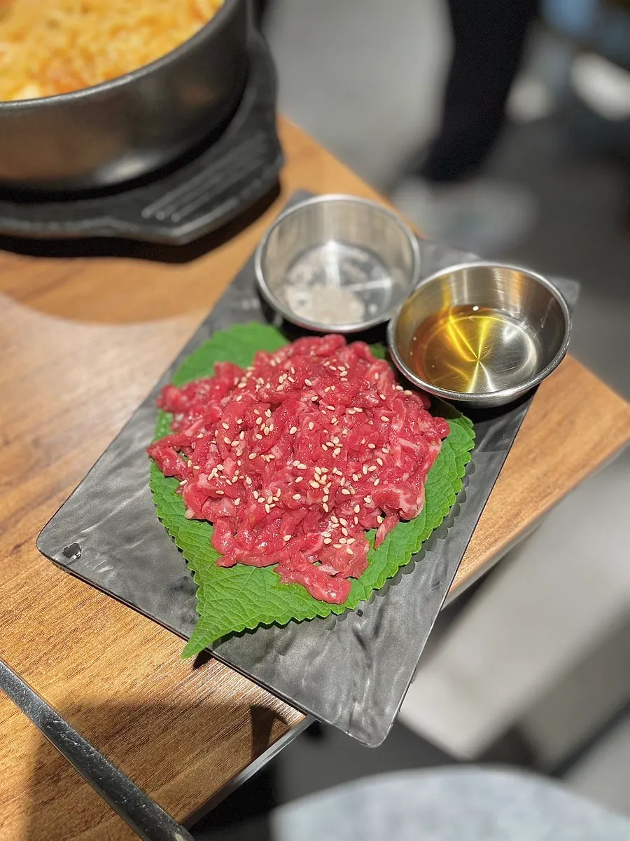 고기집 뚝배기 라면 사진