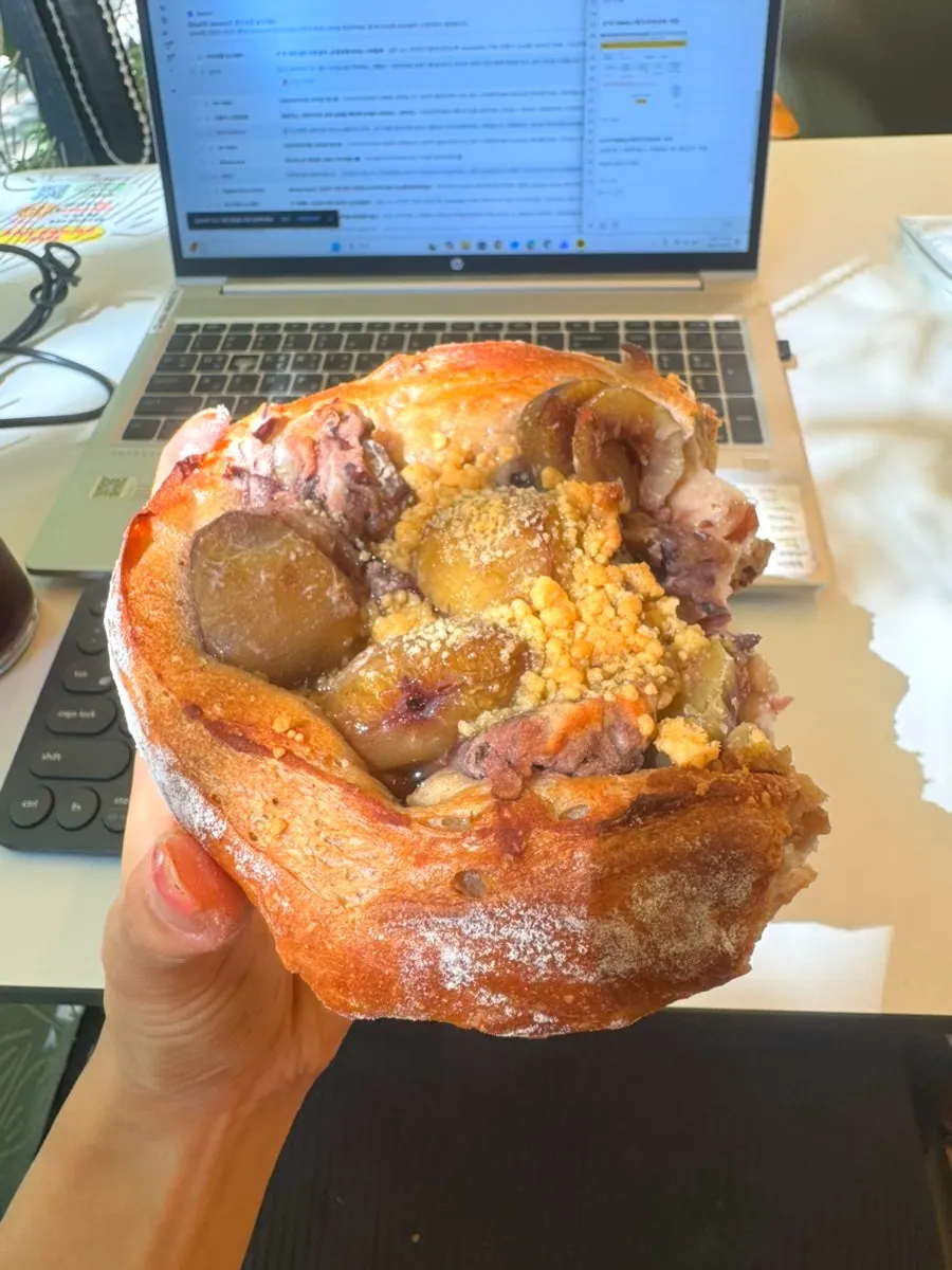 Close-up of well-fermented bread