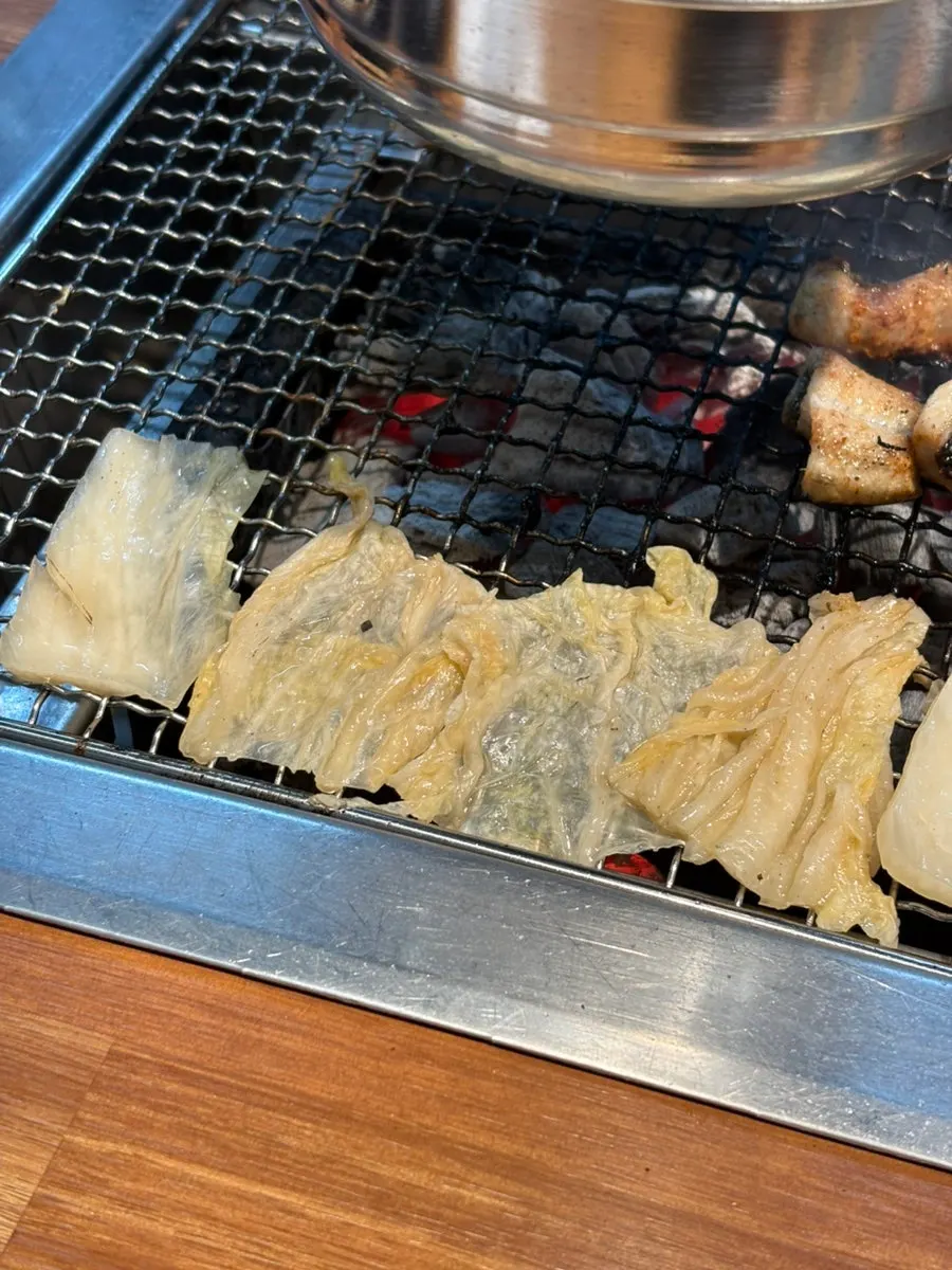 대파김치와 함께 먹는 닭목살 구이