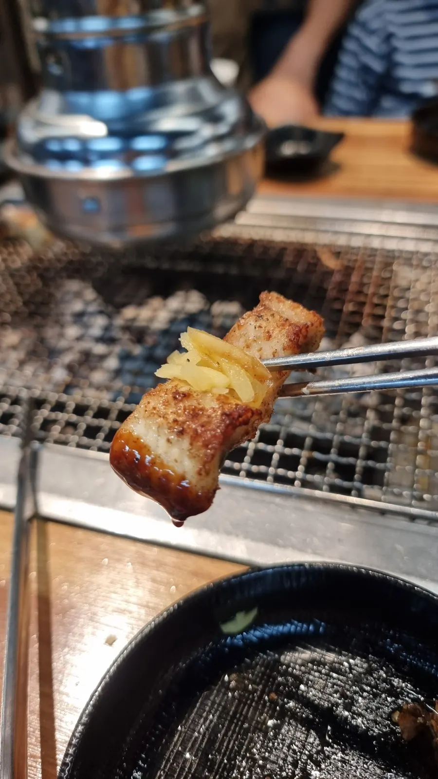 Grilled eel with thick flesh