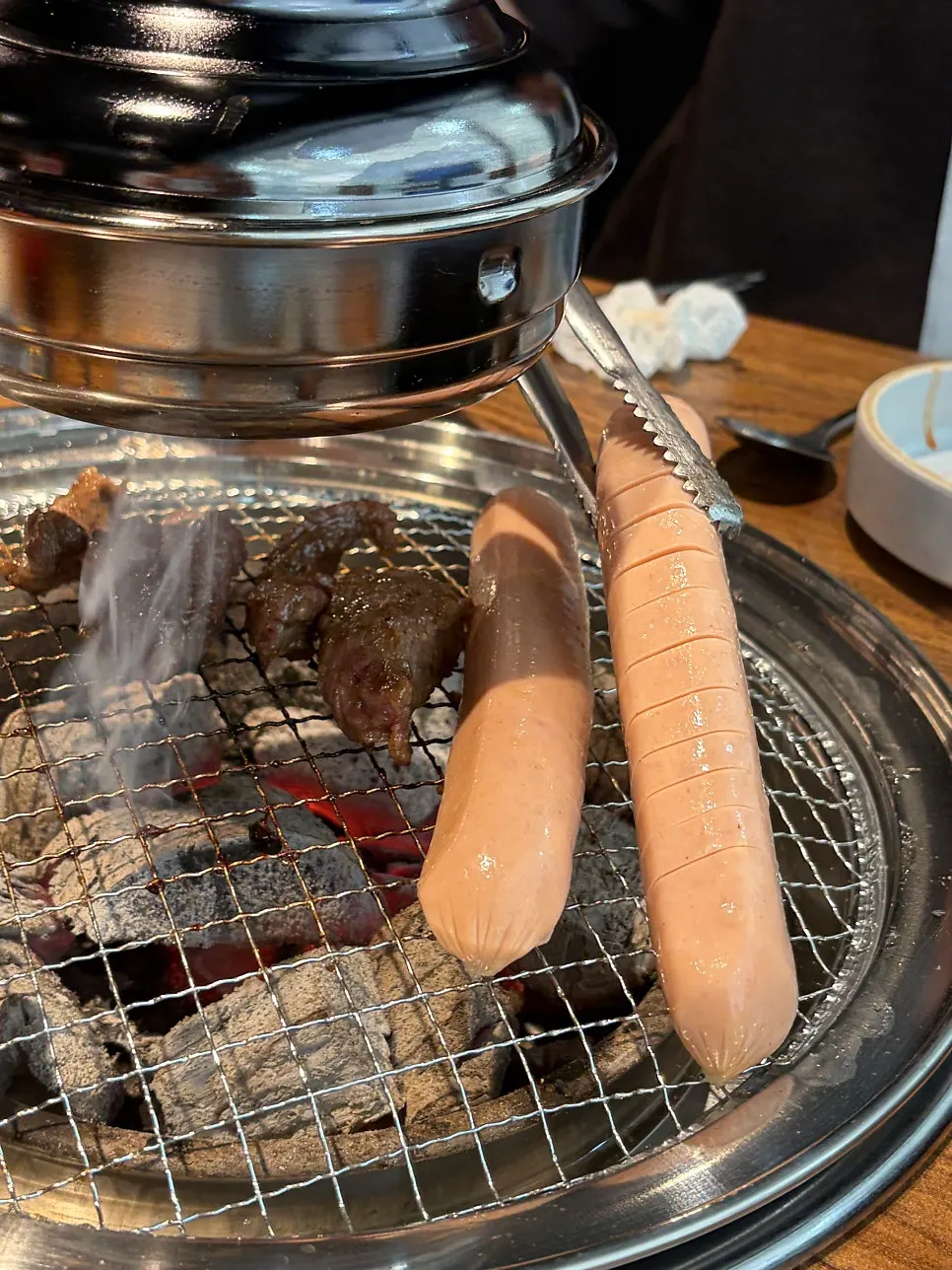 Review-event sausage and Zero Cola