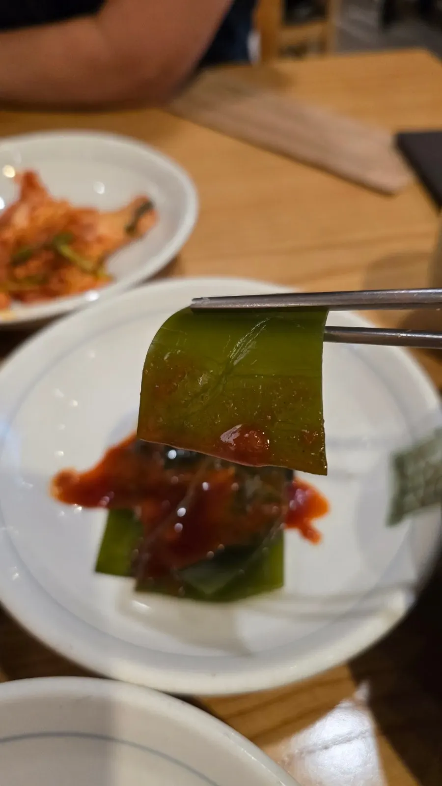 연근 샐러드와 나물 무침 반찬