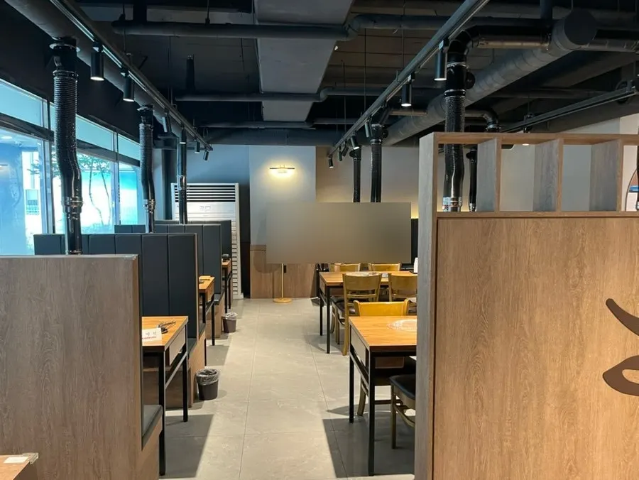 Clean and stylish restaurant interior