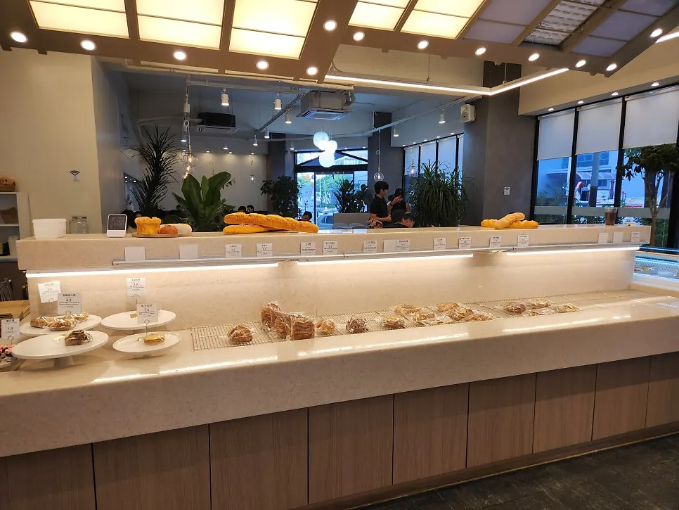 A variety of bakery items