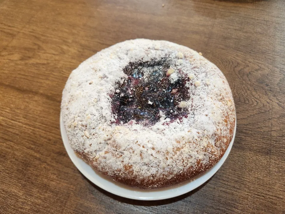 Blueberry cream cheese bread