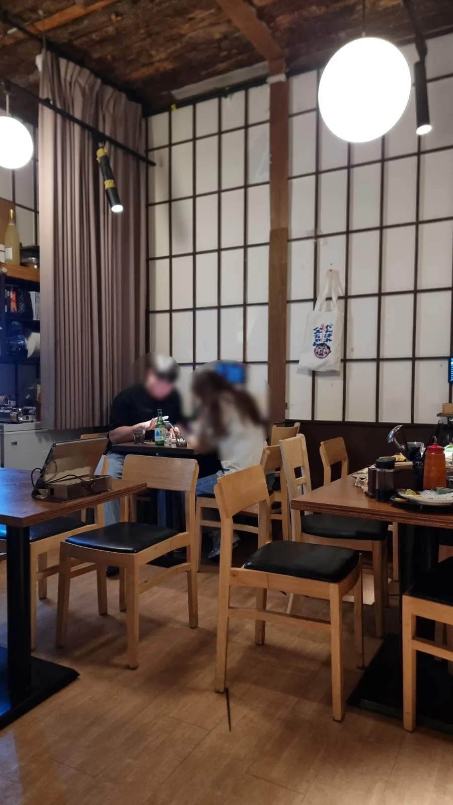 Seating area inside Susan Jang