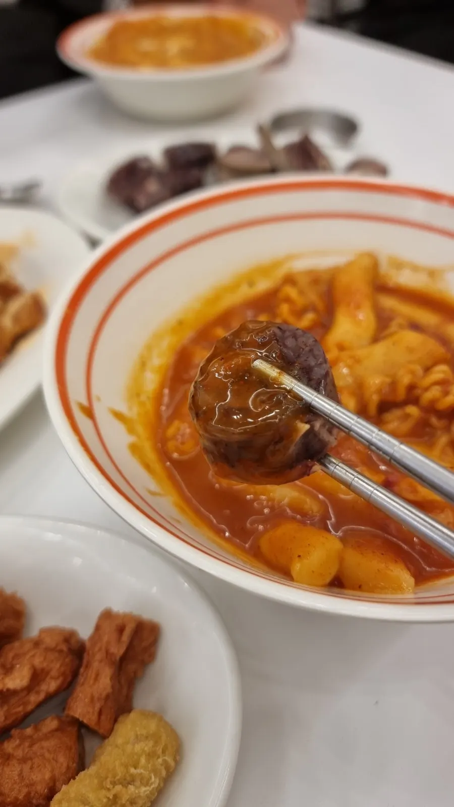 얌볶이 순대와 내장 메뉴