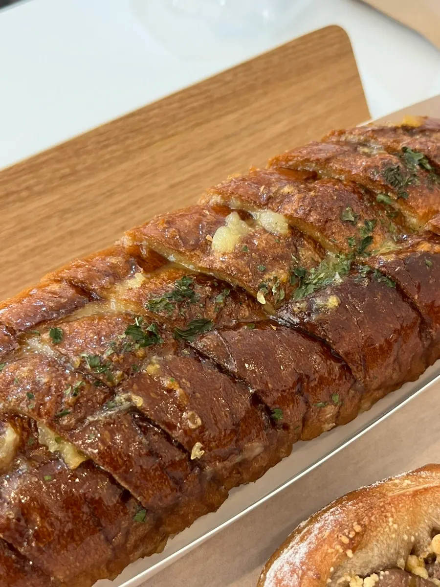밤과 팥앙금이 든 마롱깜빠뉴 단면