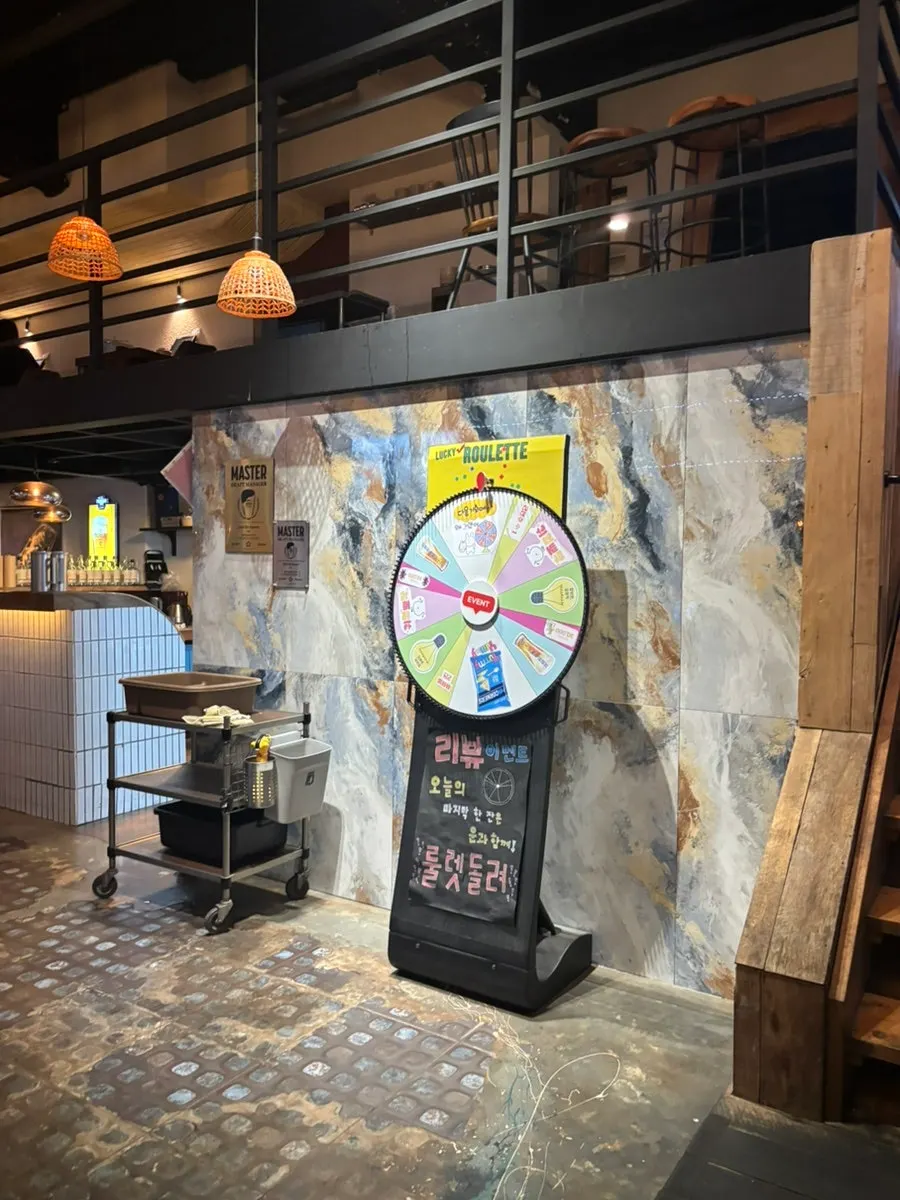 Yuksul's interior with generous spacing between tables