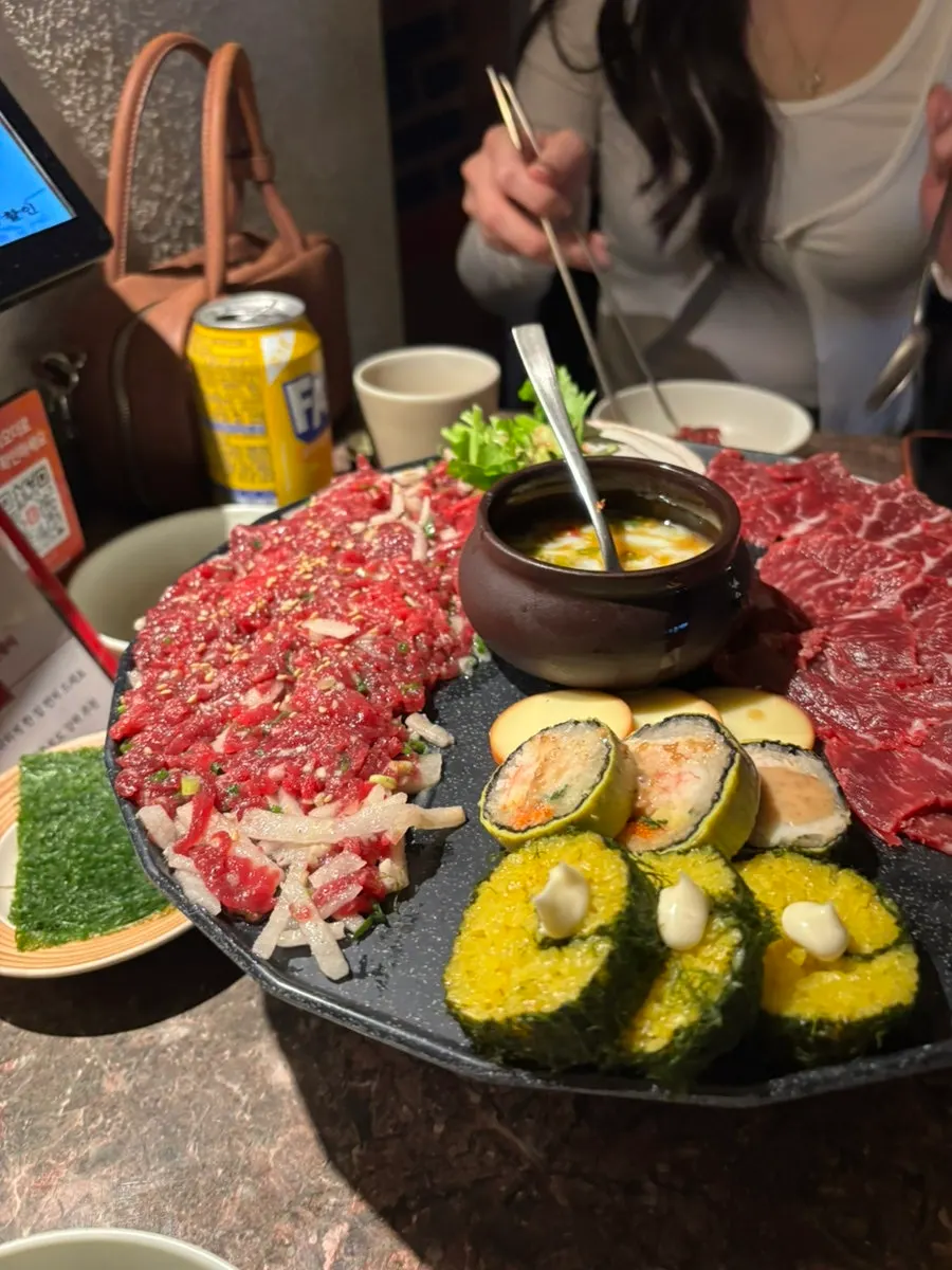 The table at Yuksul after finishing drinks