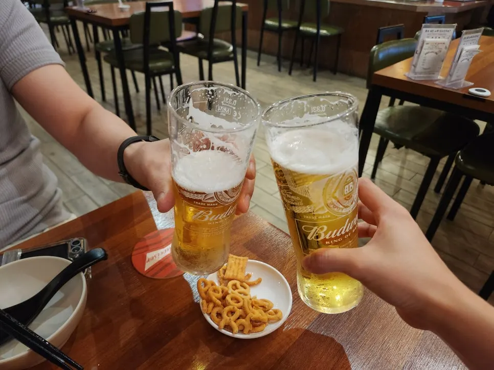 크림처럼 부드러운 생맥주 거품