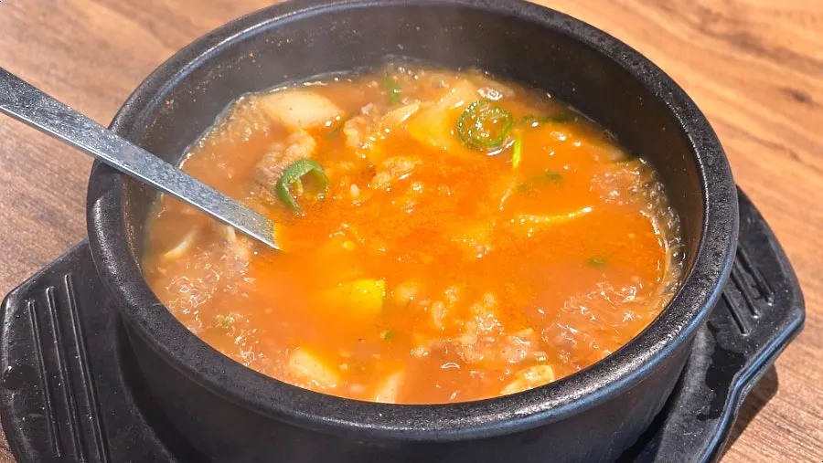 된장찌개 메뉴 이미지