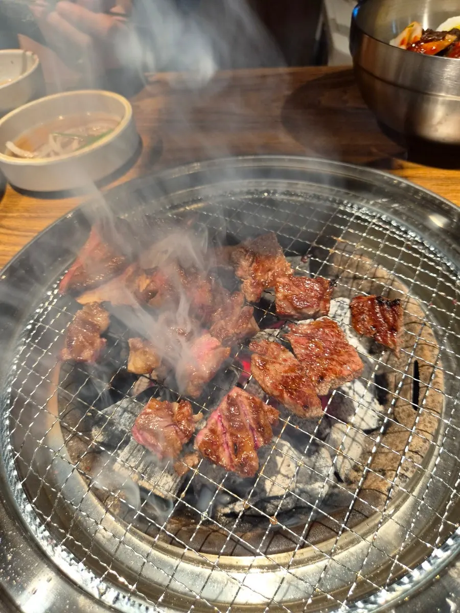 Beef from the lunch special flower rib meat set