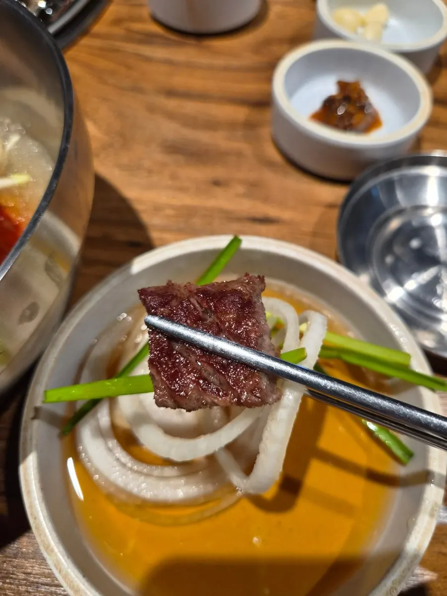 Flower rib meat with visible marbling