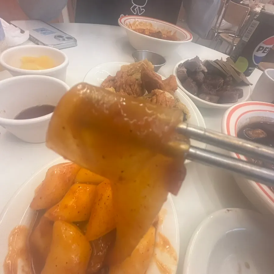 중국당면 떡볶이 사진