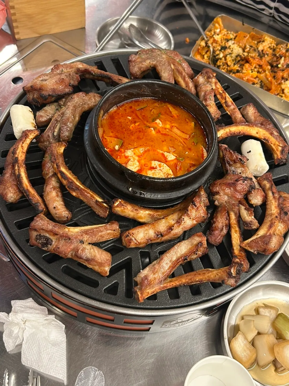Pre-grilled salt jjokgalbi